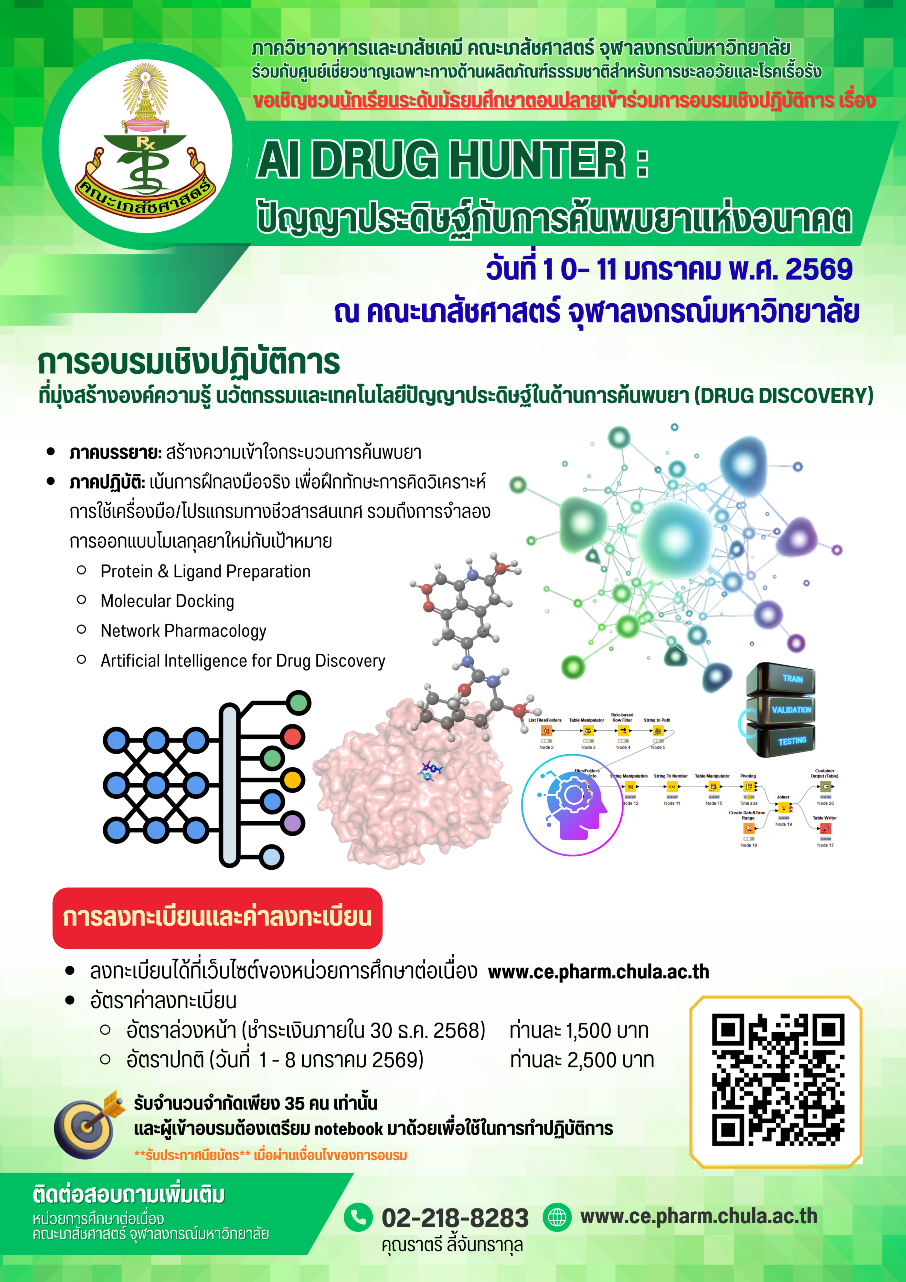 AI Drug Hunter: ปัญญาประดิษฐ์กับการค้นพบยาแห่งอนาคต